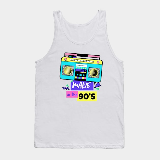 Made in the 90's - 90's Gift Tank Top by WizardingWorld